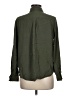 Levi's 100% Viscose Solid Green Long Sleeve Button-Down Shirt Size M - photo 2