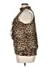 Apt. 9 100% Polyester Animal Print Brown Sleeveless Blouse Size XL - photo 5
