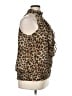 Apt. 9 100% Polyester Animal Print Brown Sleeveless Blouse Size XL - photo 4