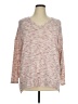 Cupio Pink Pullover Sweater Size 1X - photo 1