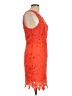 Astr 100% Polyester Orange Cocktail Dress Size L - photo 4