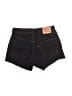 Levi's 100% Cotton Hearts Black Denim Shorts Size 26 waist - photo 2