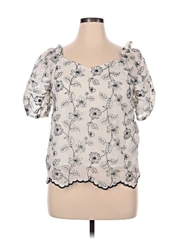 Solitaire Short Sleeve Blouse (view 1)