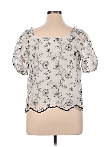 Solitaire Short Sleeve Blouse (view 2)