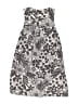 Tea Print Gray Dress Size 6 - photo 1