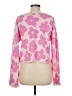 Versona Animal Print Pink Cardigan Size M - photo 2