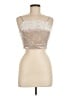 Honey Punch Silver Sleeveless Top Size M - photo 1