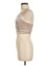 Honey Punch Silver Sleeveless Top Size M - photo 5
