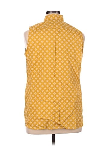 Lands' End Sleeveless Button-Down Shirt (view 2)