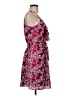 Express 100% Polyester Floral Pink Casual Dress Size M - photo 4