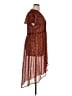 Torrid 100% Polyester Paisley Brown Casual Dress Size 1X Plus (1) - photo 4