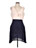 Double Zero 100% Rayon Color Block Pink Cocktail Dress Size L - photo 1