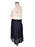 Double Zero 100% Rayon Color Block Pink Cocktail Dress Size L - photo 5