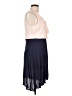 Double Zero 100% Rayon Color Block Pink Cocktail Dress Size L - photo 4