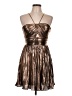 City Studio Metallic Gold Cocktail Dress Size 11 - photo 1