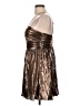 City Studio Metallic Gold Cocktail Dress Size 11 - photo 5