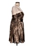 City Studio Metallic Gold Cocktail Dress Size 11 - photo 4