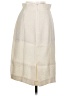 Gianfranco Ferre Chevron-herringbone Ivory Formal Skirt Size S (estimated) - photo 2