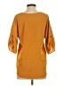Everly 100% Polyester Orange 3/4 Sleeve Blouse Size S - photo 2