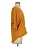Everly 100% Polyester Orange 3/4 Sleeve Blouse Size S - photo 4