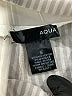 Aqua Stripes Ivory Shorts Size S - photo 3
