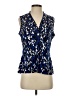 Calvin Klein Blue Sleeveless Blouse Size S - photo 1