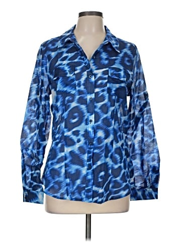 Calvin Klein Long Sleeve Button-Down Shirt (view 1)