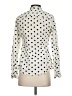 Boden 100% Cotton Polka Dots Ivory Long Sleeve Blouse Size 2 - photo 2