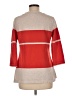 Gap Color Block Red Pullover Sweater Size M (tall) - photo 2