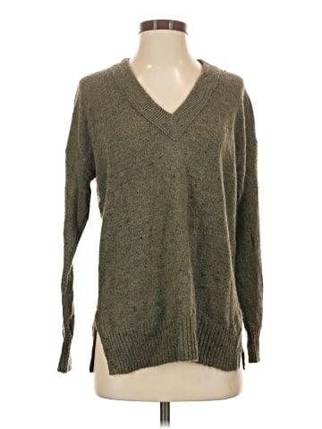 Madewell Donegal Bartlett V-Neck Pullover Sweater in Coziest Yarn (view 1)