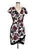 Almost Famous Print Burgundy Cocktail Dress Size M - photo 1