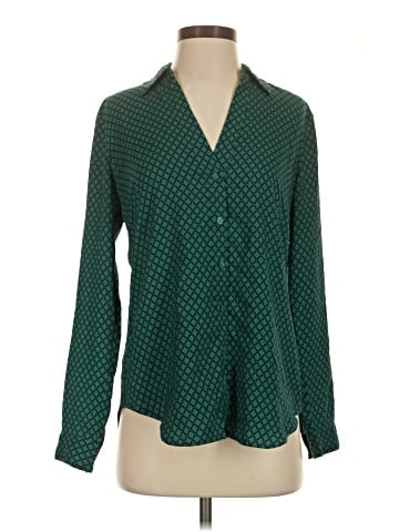 Ann Taylor Long Sleeve Blouse (view 1)