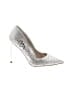 Steve Madden Metallic Silver Heels Size 6 1/2 - photo 1