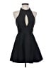 Keepsake Solid Black Cocktail Dress Size S - photo 1