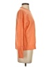 J. McLaughlin 100% Cashmere Color Block Orange Cashmere Pullover Sweater Size S - photo 4