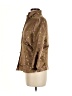 Connie Roberson Metallic Brown 3/4 Sleeve Button-Down Shirt Size M - photo 5
