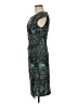 Connected Apparel Print Teal Cocktail Dress Size 8 - photo 5
