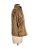 Connie Roberson Metallic Brown 3/4 Sleeve Button-Down Shirt Size M - photo 4