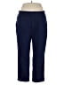 Lands' End Solid Blue Active Pants Size 1X - photo 1