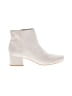 Kenneth Cole REACTION 100% Leather Ivory Ankle Boots Size 8 1/2 - photo 1