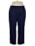 Lands' End Solid Blue Active Pants Size 1X - photo 1