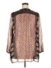 Lucky Brand Paisley Multi Color Brown Long Sleeve Blouse Size 2X - photo 2