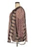 Lucky Brand Paisley Multi Color Brown Long Sleeve Blouse Size 2X - photo 5