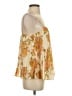 Rebecca Taylor 100% Polyester Yellow Sleeveless Blouse Size S - photo 4