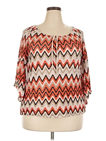 Tacera 3/4 Sleeve Blouse (view 1)
