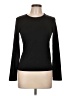 Perry Ellis Black Long Sleeve Top Size L - photo 1