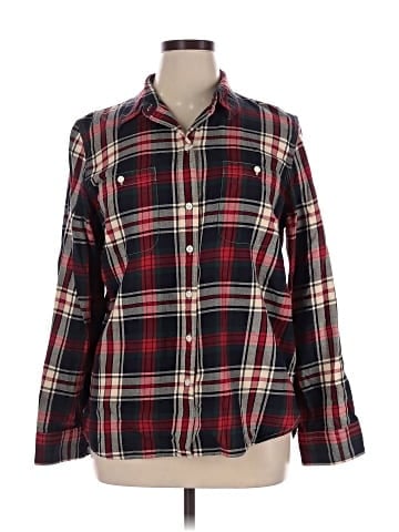 Lauren Jeans Co. Long Sleeve Button-Down Shirt (view 1)