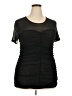 Torrid Black Short Sleeve Top Size 2X Plus (2) - photo 1