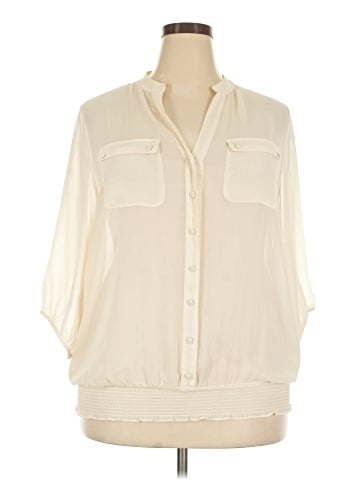 Torrid 3/4 Sleeve Blouse (view 1)