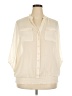 Torrid 100% Polyester Ivory 3/4 Sleeve Blouse Size 2X Plus (2) - photo 1
